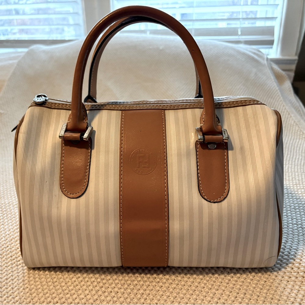 Vintage Fendi Pequin handbag